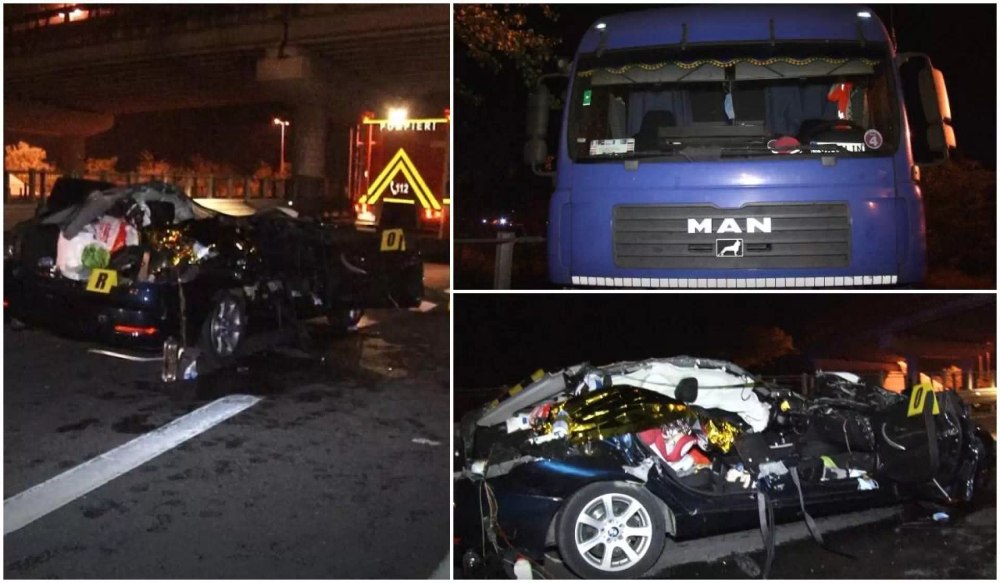  Șofer de TIR, 16 ani de închisoare după ce a încercat să întoarcă pe A1 și a ucis o femeie și o fetiță de 2 ani