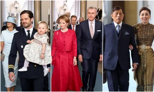 Prințul Philip și Prințesa Madeleine, Margareta și Radu, Regele Rama X și Regina Suthida   Getty Ima jpg