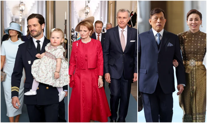 Prințul Philip și Prințesa Madeleine, Margareta și Radu, Regele Rama X și Regina Suthida   Getty Ima jpg