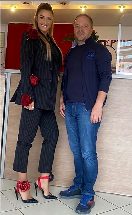 Prima fotografie a celor doi patroni de la FC Hermannstadt, Anamaria Prodan si Claudiu Rotar