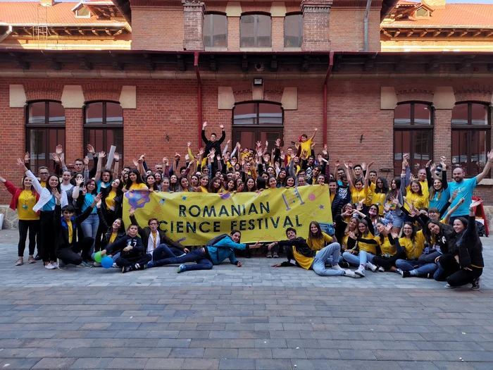 O parte dintre participanții la Romanian Science Festival FOTO arhiva personală Eliza Casapopol