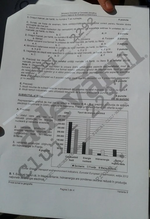 Bac 2015 subiecte geografie- prima sesiune