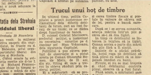 hot de timbre, Universul, 1924.jpeg