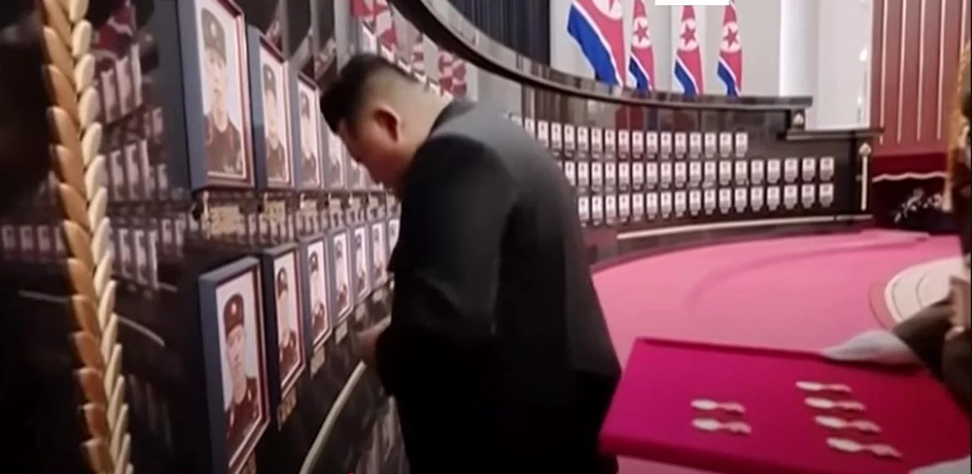 Kim Jong Un, la ceremonia pentru soldaţii morţi în războiul lui Putin. FOTO: captură video