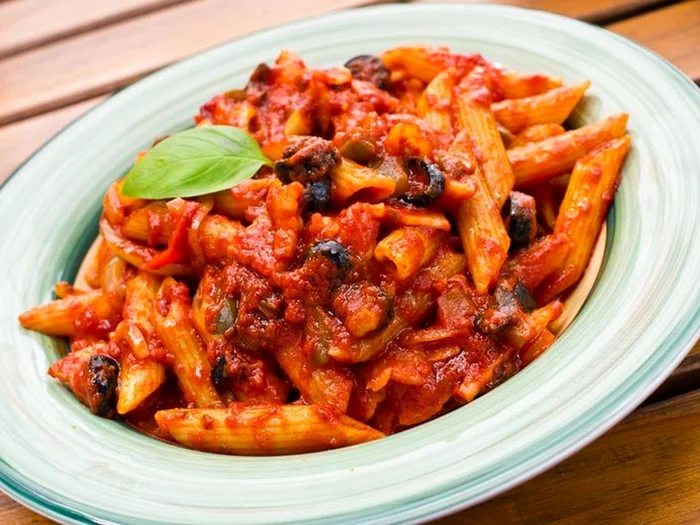 Penne arrabbiata de post