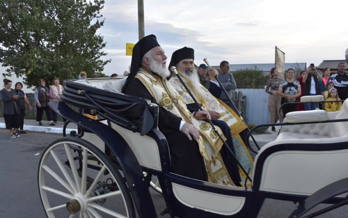 PS Visarion (Tulcea) și IPS Teodosie al Tomisului FOTO: Episcopia Tulcii