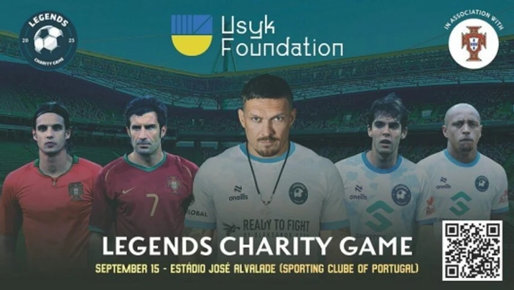 Hagi va fi coleg de echipă uriașul Usyk. Eveniment excepțional la Lisabona, organizat de Crucea Roșie