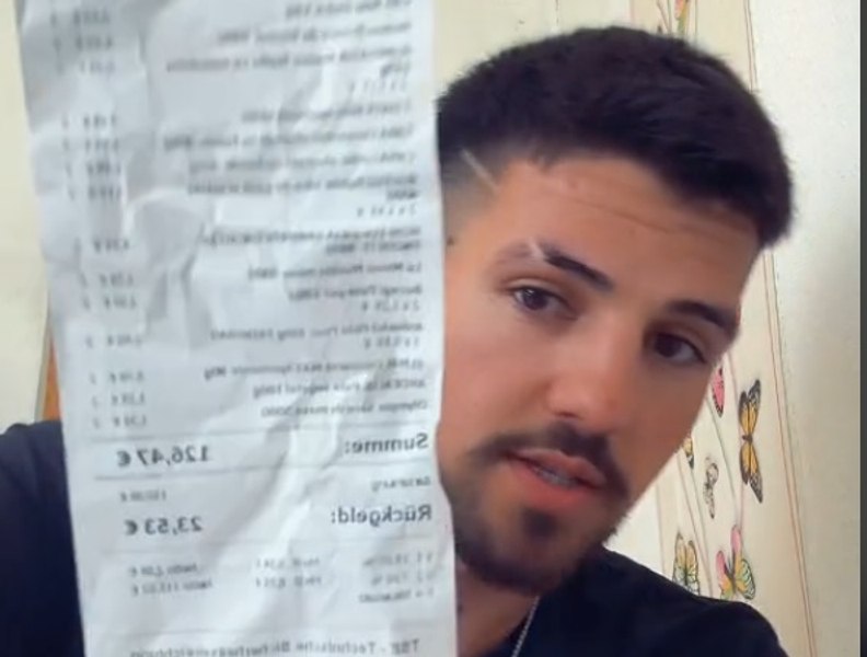 Un român din Germania arată ce poți cumpăra cu 126 de euro dintr-un magazin românesc. „Cum vi se pare acest preț?”