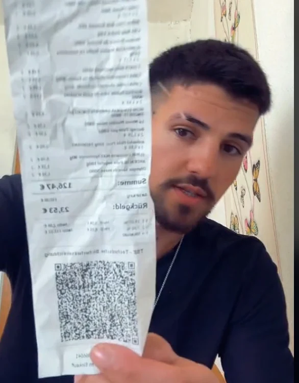 Pe ce a plătit un român 126 de euro Foto: Captură video TikTok/Cătălin Gaton
