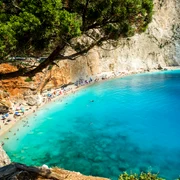 Porto Katsiki plaja in Lefkada FOTO Shutterstock