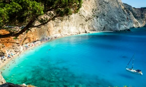 Porto Katsiki plaja in Lefkada FOTO Shutterstock