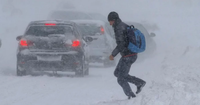 Primele ninsori nu au creat autorităţilor probleme deosebite FOTO Mediafax