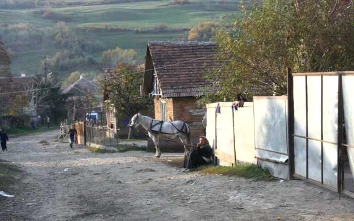 Străduţa care nu are mai mult de 400-500 de metri a fost uitată de autorităţile locale FOTO: Bianca Sara