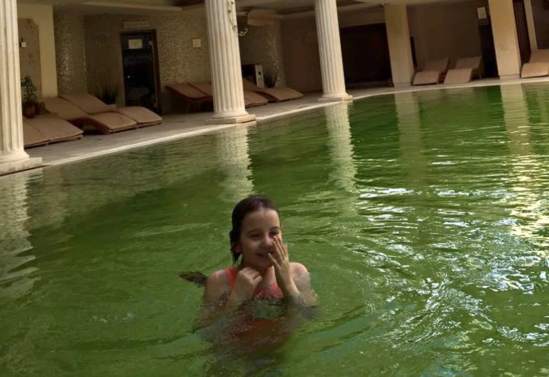 Irina Columbeanu se bucură de vacanţă într-un loc de vis