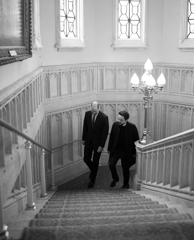 Prințul Hussein al Iordaniei și Prințul William 