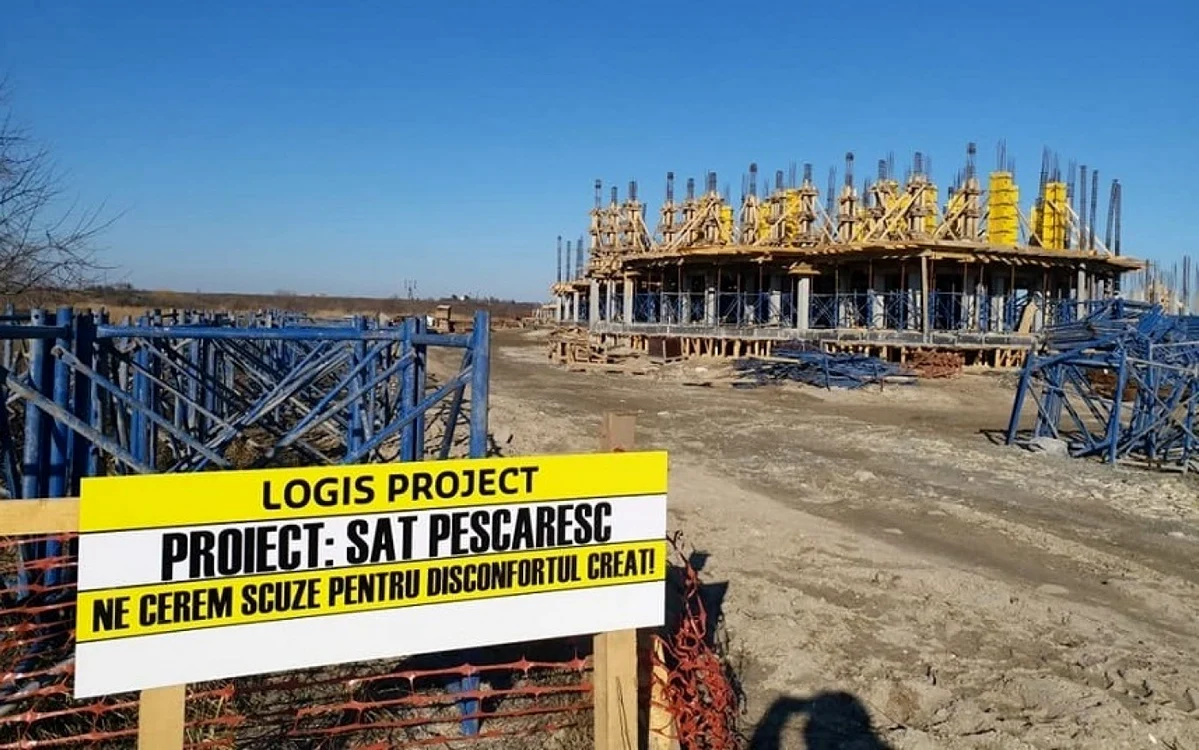 Proiectul imobiliar din zona plajei Corbu FOTO: USR Constanța