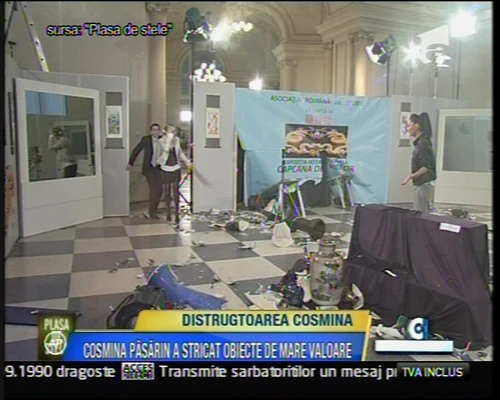 Cosmina Păsărin, captură Video Antena 1