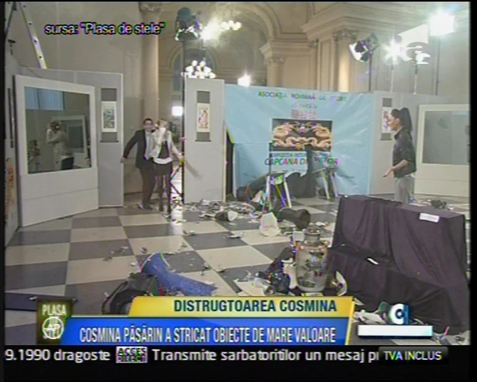 Cosmina Păsărin, captură Video Antena 1