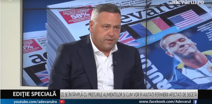 Ministrul Agriculturii, Florin Barbu, la Adevărul Live