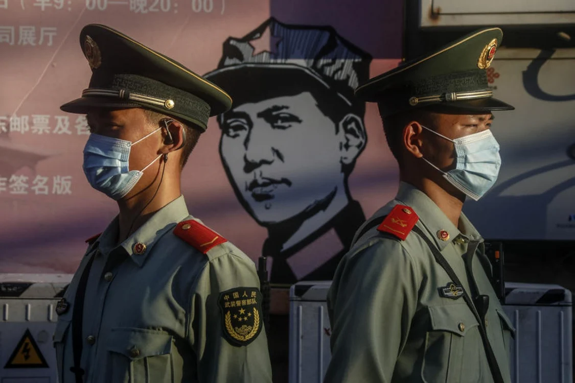 Politia paramilitara chineza FOTO EPA-EFE