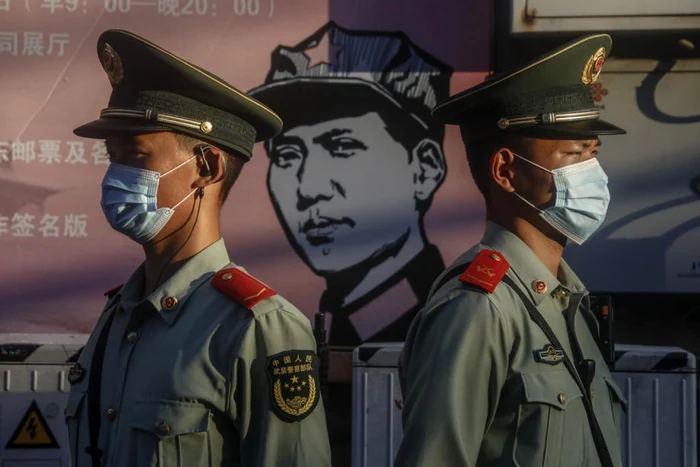 Politia paramilitara chineza FOTO EPA-EFE