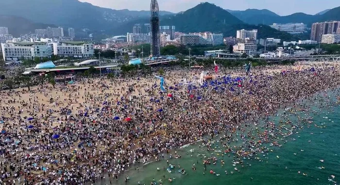 Plaja Dameisha are doar 1,8 kilometri lungime (Foto: captură video)