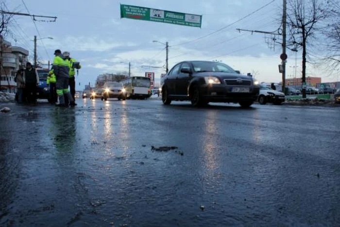 Sticlă pe bulevardele din Iaşi Foto: Ziarul de Iaşi