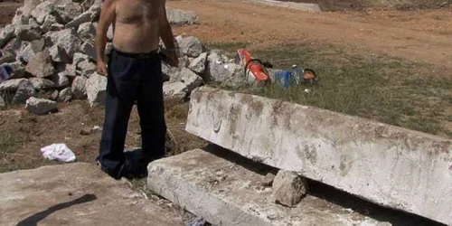 accident de munca in mehedinti FOTO Corina Macavei 