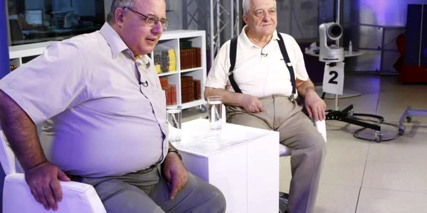 istoric Bogdan Murgescu - cafegiu Gheorghe Florescu FOTO David Muntean