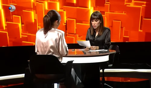 Maria Marinescu la 40 de întrebări cu Denise Rifai. FOTO: captură de ecran