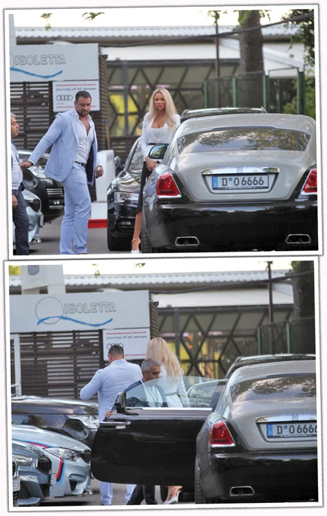 Bianca Drăguşanu şi Alex Bodi, surprinşi la un restaurant cu o maşină de lux