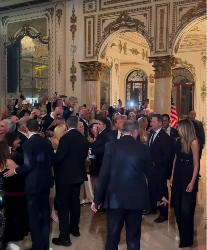 Melania Trump, pe 11 februarie la Ma-a-Lago. FOTO: captură