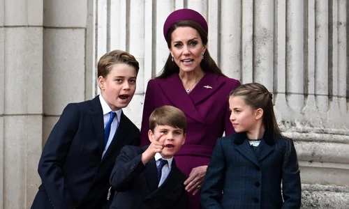 Kate Middleton, Prințul George, Prințesa Charlotte și Prințul Louis Foto Profimedia jpg