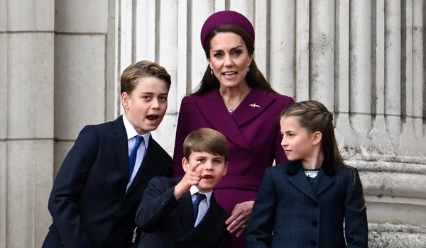 Kate Middleton, Prințul George, Prințesa Charlotte și Prințul Louis Foto Profimedia jpg