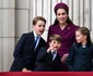 Kate Middleton, Prințul George, Prințesa Charlotte și Prințul Louis 