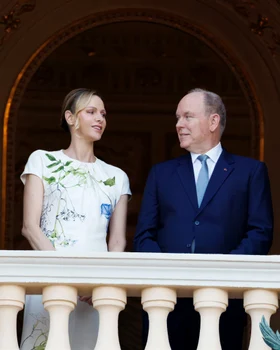 Charlene și Albert de Monaco