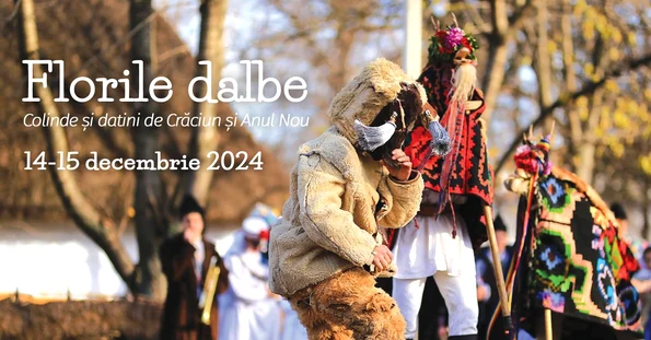 Festivalul de datini și obiceiuri „Florile dalbe”, la Muzeul Satului din București 