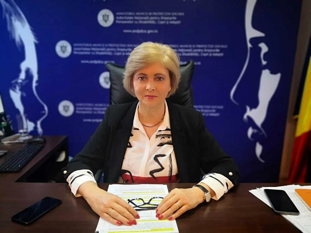 Florica Cherecheş, preşedinte la Autoritatea Naţională pentru Drepturile Persoanelor cu Dizabilităţi, Copii şi Adopţii FOTO: arhiva personală