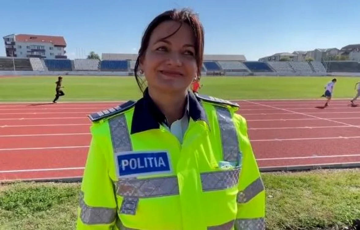 Norica Câmpean revine pe pista de atletism şi în calitate de poliţist. Foto Adevărul