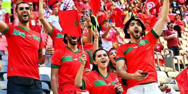 Suporteri Maroc la  la Cupa Mondială de fotbal din Qatar 2022 FOTO EPE EFE (1) jpg