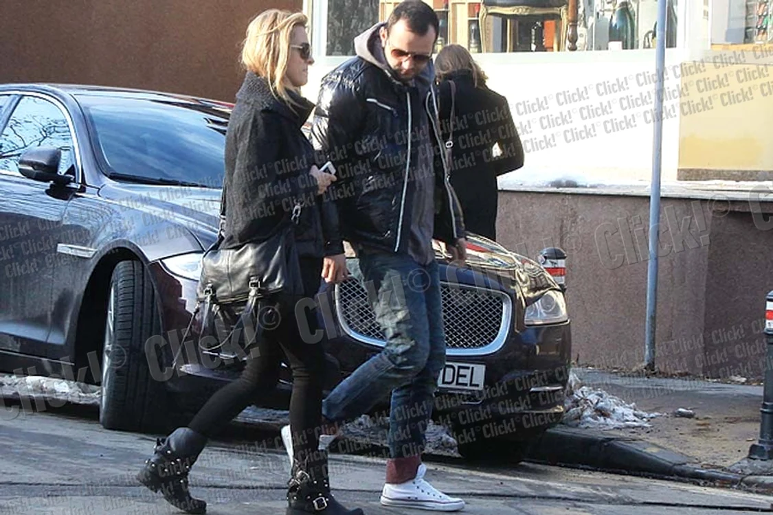 Cei doi au luat masa la o cafenea din Dorobanţi (Fotografii: brigada diverse)