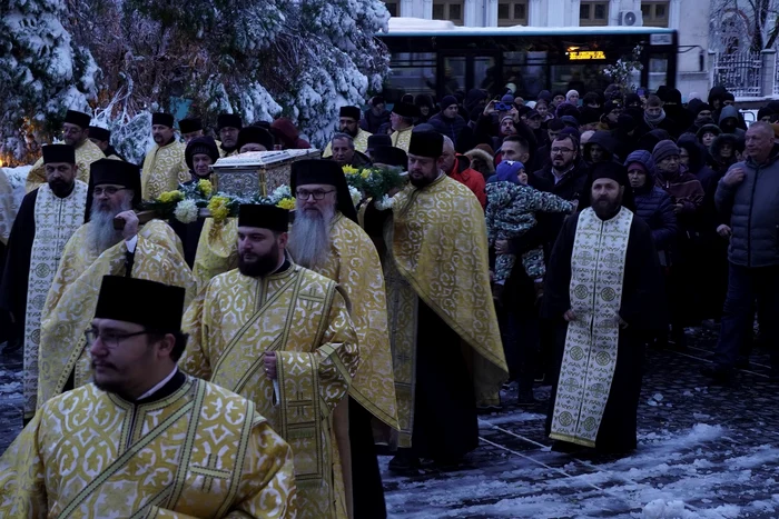 Pelerinaj la Galați, cu moaștele Sf. Andrei FOTO: Arhiepiscopia Dunării de Jos