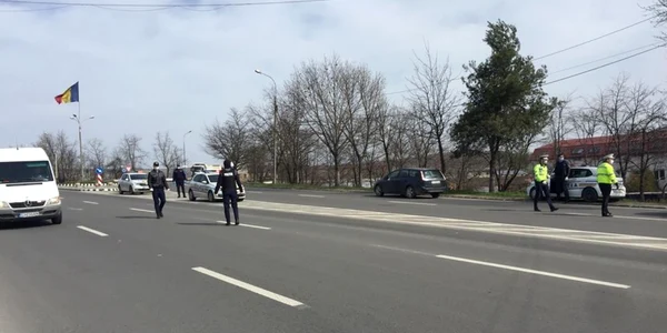 filtru al politistilor la intrare in zalau foto prefectura salaj