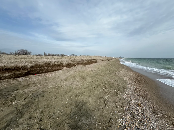 Plaja din stațiunea Mamaia foto A.I.