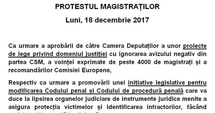 protest magistrati