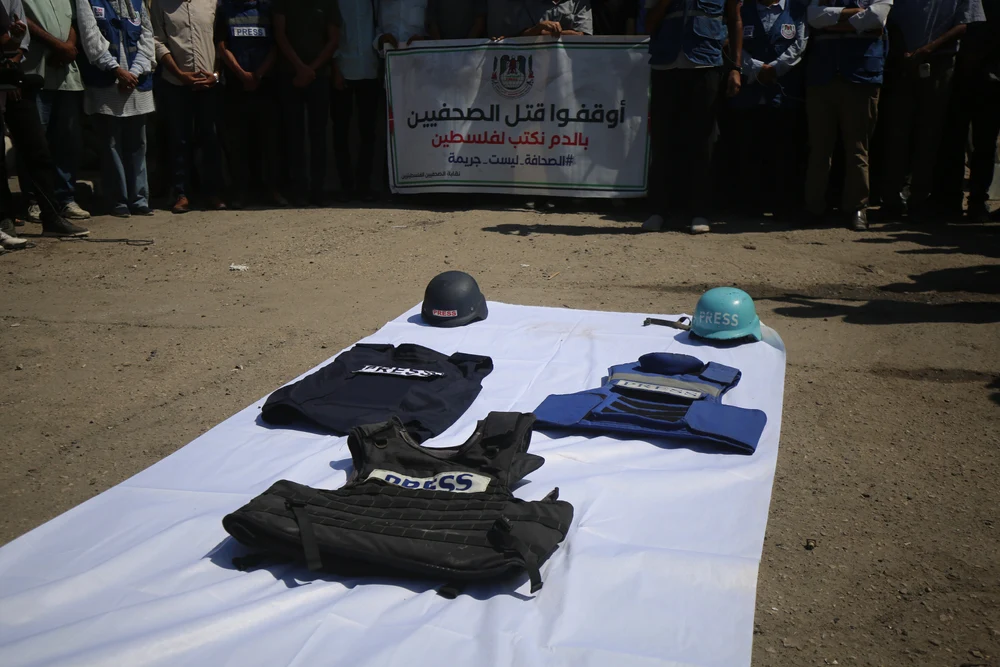 Trei jurnaliști au fos uciși într-un nou atac aerian israelian în Fâșia Gaza, în ciuda armistițiului