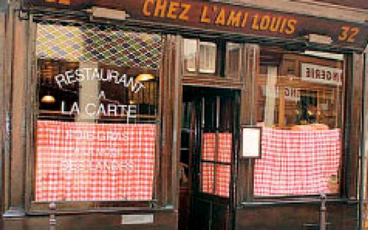 Restaurantul „Chez l’Ami Louis“, zero stele, dar clienţi celebri