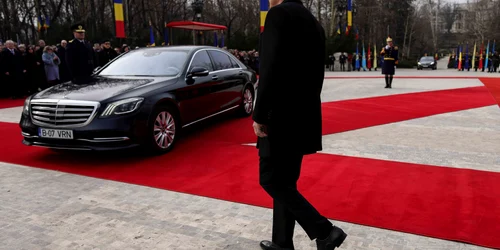 Ceremonia care a marcat plecarea fostului președinte Klaus Iohannis de la Palatul Cotroceni, în Bucuresti. FOTO Inquam Photos / Octav Ganea