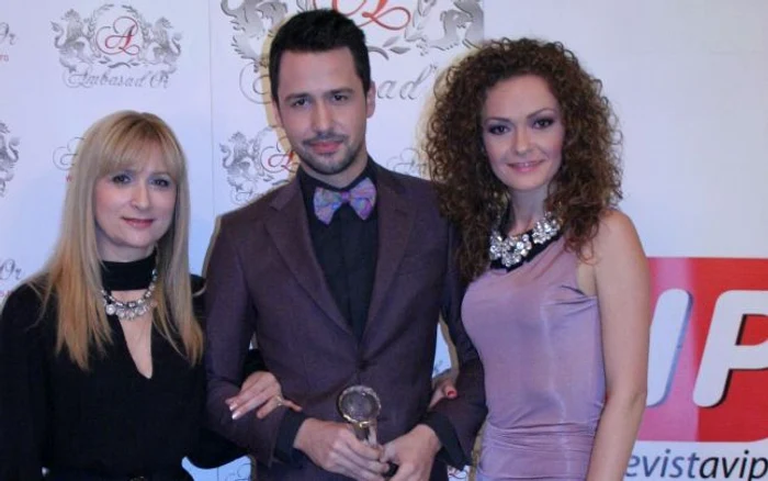 Nicoleta Gavrilă, Alexandru Constantin şi Andreea Fried, la Gala AmbasadOr VIP