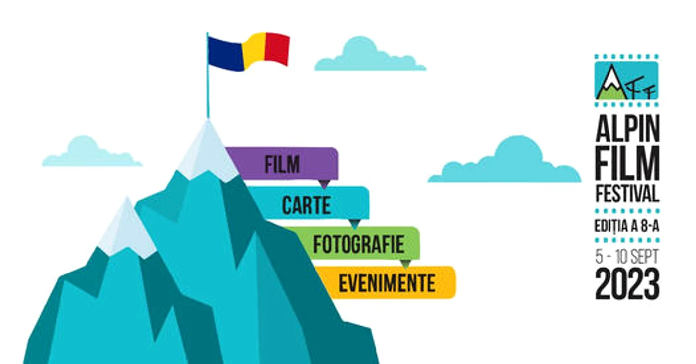 Afișul ediției din acest an a Alpin Film Festival FOTO Facebook AFF